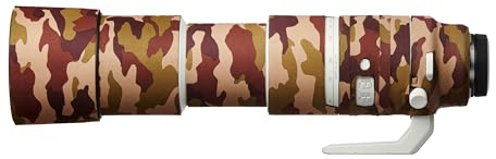 EasyCover - Lens Oak - Protezione per obiettivo - Protezione per l'obiettivo della fotocamera - Canon RF 200-800mm F/6.3-9 IS - Camuffamento Marrone