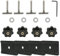 Btstil Schrauben zur Ladungssicherung auf der Schiene + Führungsbügel für Multiflexboard oder Möbel Profilschiene Zubehör, Kompatibel mit VW T5 T6 Multivan Transporter California