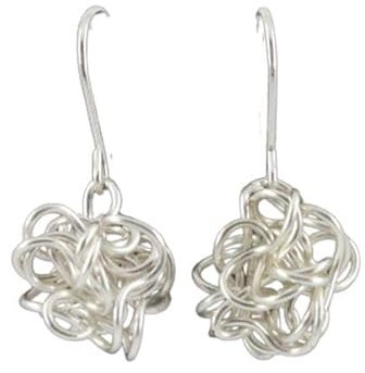 Zauberhafte Ohrhänger MANDALA (Ohrhaken 925 Silber, Mandala anlaufgeschützt)