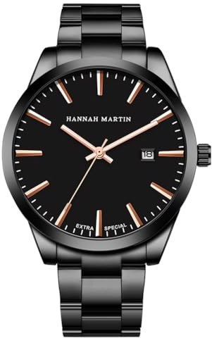 OFFCUP Herren Uhr Analog Quarz Chronograph Mit Edelstahlarmband, Datum, Mode Casual Business Klassische Elegantes Geschenk - Gold