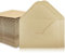 Qiareoiu 100 Briefumschläge braun, 16 x 11 cm briefumschläge kraftpapier umschläge C6, Nassklebende Klappenumschläge für Hochzeiten, Karten und Einladungen