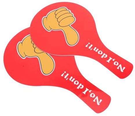 HAPINARY 2stücke Classroom Voting Paddles Grüne Und Rote Daumen Runter Paddel Doppelseitig Praktische Abstimmungshilfen Für Lehrer Und Veranstaltungen Interaktive Lernwerkzeuge Für