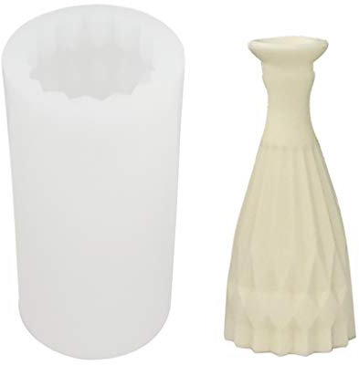 3D Vase Silikonform Gips Ton Kristall Epoxy Gipsform Handwerk Kerzenherstellung Zubehör