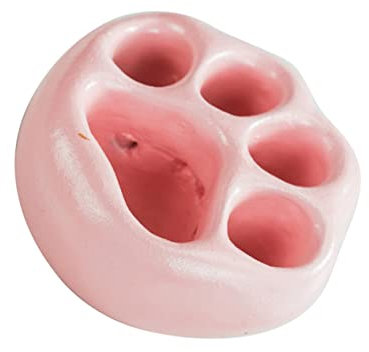 Genérico Maceta de uña de Gato suculentas Home Decor Exquisito jarrón pequeño macetas para Plantas de Interior maceteros Adorable florero macetero con Forma de Garra de Gato Cemento Rosa