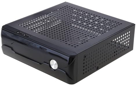 LLHCF ITX Computer Per Caso FH03 Desktop Per Caso di Controllo Industriale Home Theater PC Gaming Per Caso Orizzontale Metallo Des