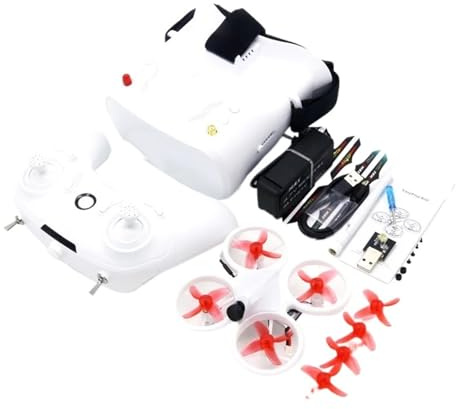 Kompatibel Mit EMAX EZ Pilot 82MM Mini 5.8G Indoor FPV Racing Drone Mit Kamera Goggle Brille RC Drone 2~3S RTF Version(RTF Set)