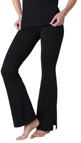 Lovable - Sportivi Aderenti A Zampa in Jersey Morbido E Traspirante - Sport, Yoga, Pilates, Palestra - Active Comfort, Pantaloni Donna