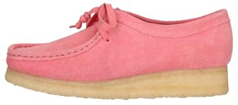 CLARKS Wallabee Shoes UK 5 Pink