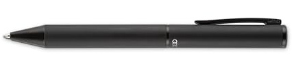 Audi 3222500300 Kugelschreiber Stift Kuli Ballpoint Pen, mit Ringe Logo, schwarz