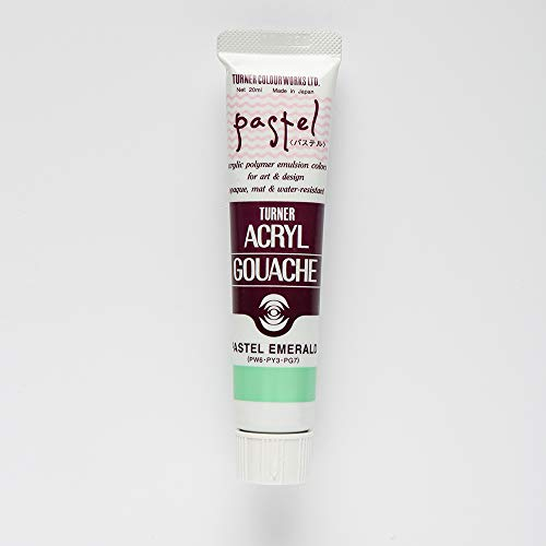 20ml Turner Acrylic Gouache Pastel Emerald 176