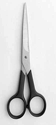 Benture Schere schwarz mit Kunstoffgriff 16cm - sehr leicht und handlich Büroschere