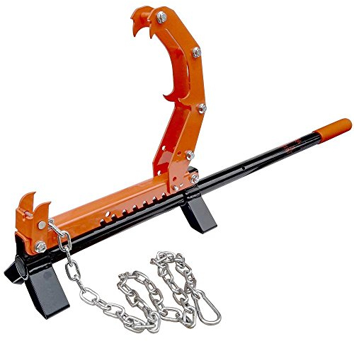 Fuxtec Levier d’abattage 5en1 Griffe courbée 117cm – idéal pour l’abattage du Bois de Chauffage, Tourne-Billes, Tourne-grumes Professionnel
