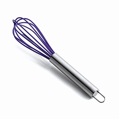 Lacor 64429 - Batidor silicona morado 23 cms