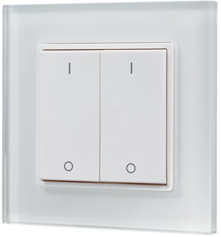 iluminize, funzionamento a batteria 3 V, nessun dimmer universale: è necessario un controller radio (2 zone di luce)