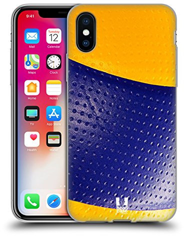 Head Case Designs Volleyball Ball Kollektion Gelhülle [Militärischer Schutzgrad] Kompatibel Mit Apple iPhone X/iPhone XS Und Kompatibel Mit MagSafe