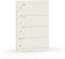 A7 Planner Refill, A7 Agenda Refill for Filofax,Undated, Monday Starts on Left, 6 Hole/100gsm, 45sheets/90pages,4.84 x 3.23'', Harphia(A7 Weekly Plan)