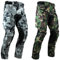HEYBERRY Sportliche Motorrad Hose Motorradhose Camouflage Grün Gr. L