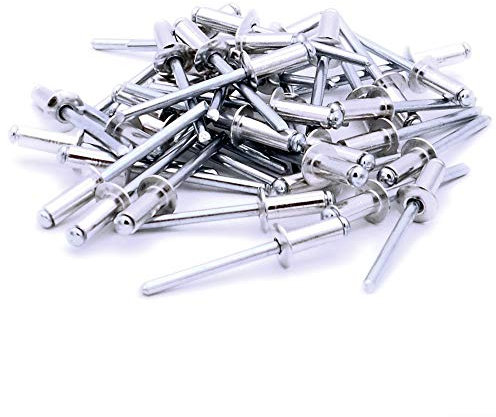 M4.8 (4.8mm x 6mm) Dome Blind Rivet - Aluminium (Pack of 40)