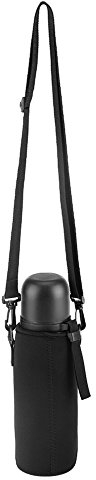 Garosa Flaschenhülle Isolierte Neopren Wasserflaschenhalter Abnehmbare Flasche Tragetasche Tasche mit Schultergurt für Outdoor Camping Wandern Angeln(#3)
