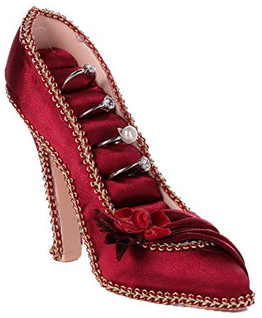 TMISHION Portagioie espositore - resina artigianale collana orecchini anello espositore collana orecchino bracciale organizzatore, Resina, Carnelian