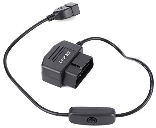 18 . 7in OBD2 USB câble de d'alimentation 16Pin connecteur chargeur pour voiture GPS DVR caméra pour pièces de rechange