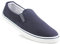 DEK Mens Slip On Canvas Flat Boat Yachting Deck Plimsoll Espadrilles Casual Pumps Trainers Shoes (Navy, Numeric_10)