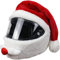Weihnachts-Motorradhelm-Überzug, Helmüberzug Weihnachtsmann, Weihnachtshelm-Hut-Dekorationen Und Geschenke Personalisierter Und Kreativer Motorrad-Integralhelm-Schutzüberzug A,A