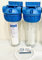 CONTENITORE DOPPIO FILTRO X ACQUA Sedimenti E Anticalcare 10 Ø 1 POLLICE Calcare SABBIA