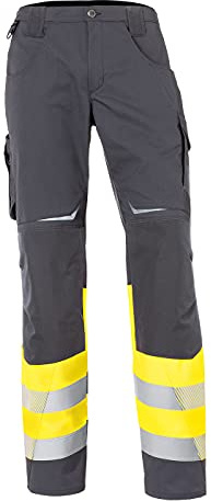 KÜBLER Workwear | KÜBLER REFLECTIQ Arbeitshose Klasse 1 | warngelb/anthrazit | Größe 27K