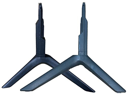 Original TV Base Stand Left and Right Leg Pair Feet Compatible For Samsung Smart LED LCD TV UA43TU8000UXTW UE43TU7000KXXU UE43TU7020KXXU UE43TU7020WXXN UN43TU8000FXZA UN43TU8000FXZC UN43TU8200FXZA