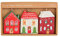 Mud Pie Pappmaché-Weihnachtsschmuck-Set Weihnachtskugeln, 8,9 x 6,4 cm
