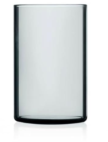 Ichendorf Milano Bicchiere Liquore Smoke | Collezione Cilindro Extra Light Colore | 11 cl | Vetro Borosilicato | Fatto a Mano