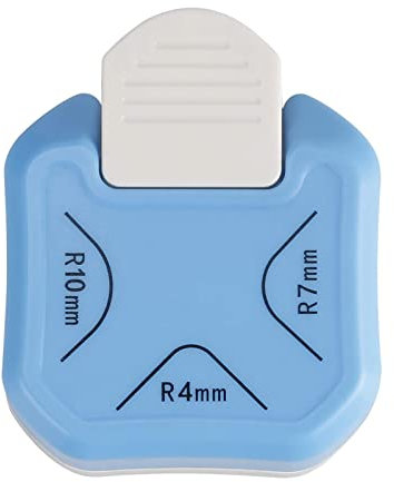 smashing Eckenabrunder - Eck-Stanzer | Eckenstanzer Für Abrundungen | Radiusschneider Für Radius 4/7/10mm | Perfekt Runde Ecken Und Halbkreise Zum Basteln Mit Papier,Karten Gestalten Scrapbooking