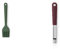 Brabantia (BRAA3) Pinceau à pâtisserie, silicone - Fir Green & Vide-pomme - Aubergine