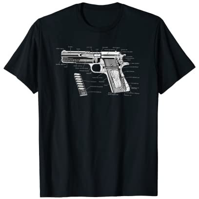 Colt 1911 Teile Diagramm T-Shirt