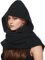 CAMDOM Mittelalterlicher Winter Herbst Schal mit Kapuze Unisex Retro Halstuch Cape Überwurf Winddicht Warmer Kapuzenschal Mütze