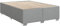 vidaXL Bettgestell, Bett mit Bettfüße Lattenrost, Polsterbett für Schlafzimmer, Doppelbett Bettrahmen, Modern, Hellgrau 140x200cm Stoff