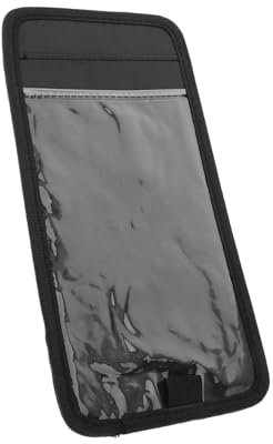 Mobestech Car Storage Bag Organizer Bag Window Visor Sun Visor Auto Card Clip for Handicap Placard Car Visor Placard Holder Car Visor Parking Permit Holder Disability Sign Holder Cloth Black