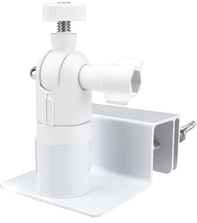 Generic Gutter Mounting Bracket for Outdoor Use with Flexible Design for Chicken Coops and Trailers , White