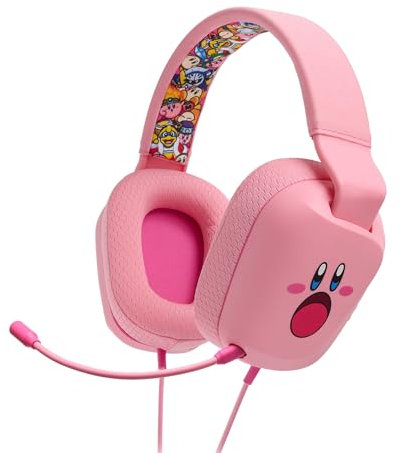 PowerA Wired Stereo Headset for Nintendo Switch - Kirby Mouthful