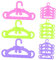 KOMBIUDA 15er Set Puppenkleiderbügel Für Puppen Farben Pink Ideal Für Puppenkleidung Und Zubehör Praktische Aufbewahrung Für ädchen Puppenoutfits