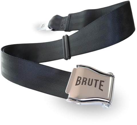 BRUTE Cinturon Avion Gym Cinturon Seguridad Gimnasio Anclaje Extensor Ajustable SeatBelt Gym Sujeccion Maquina Cuadriceps Entrenamiento