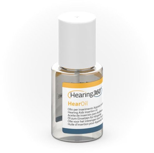 Hearing360 - Natürliches Mandelöl 15 ml-Extrakt zum leichteren Einsetzen und Entfernen von Hörgeräten