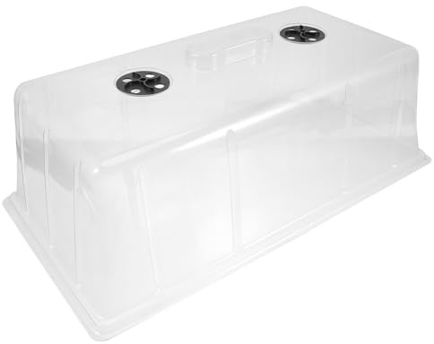 Milisten Couvercle Respirant en Plastique pour Pot de Pépinière, Protège Mini Plantes et Plantes, Maintient la Température, pour Jardinage Quotidien