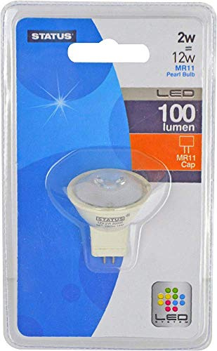 Status 2SLMR11B14 MR11 Reflector LED Bulb, 2 W, 100 lm