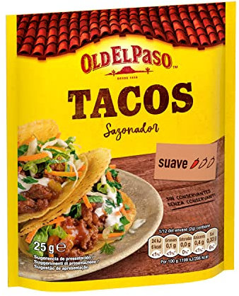 Old El Paso Sazonador para Tacos, 25g