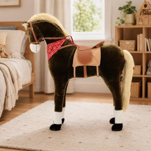Sweety Toys 3501 Giant XXL Riesen Pferd Plüschpferd Stehpferd 110 cm
