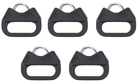 EBTOOLS 5pcs Alloy Triangle Strap Ring Replacement for Camera Shoulder Strap,Camera Strap Triangle Split Ring Hook
