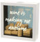 My Home Contenitore per tappi di sughero, con scritta in lingua inglese, design 1