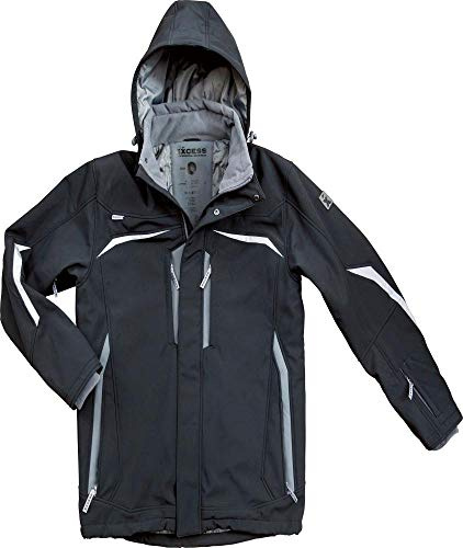 Excess Soft-Shell Winterjacke, Gr. 3XL, Allrounder, bla/gr
